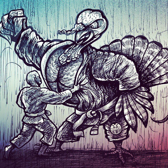 What if that Turkey could fight back?! 